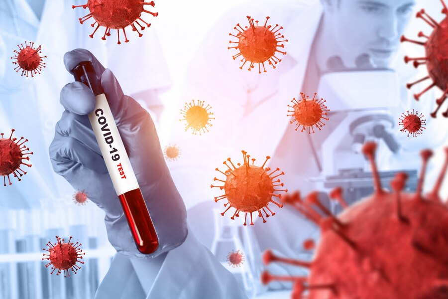 Coronavirus COVID-19 medical test vaccine research and development concept